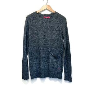 NWT! n:Philosophy Distressed Black Sweater Small